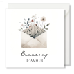MAG - Carte Carrée "Beaucoup d'Amour Aquarelle" - Seven Paper