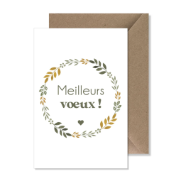 MAG - Carte A6 "Meilleurs Voeux" - Seven Paper