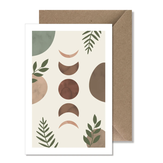 MAG - Carte A6"Moon Phases" - Seven Paper