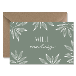 MAG - Carte A6"Mille Mercis" - Seven Paper