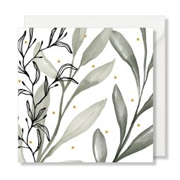 MAG - Carte Carrée "Feuillage Gold" - Seven Paper