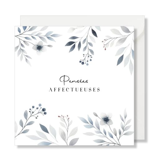 MAG - Carte Carrée "Pensées Affectueuses" - Seven Paper