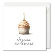 MAG - Carte Carrée "Joyeux anniversaire" cupcake - Seven Paper