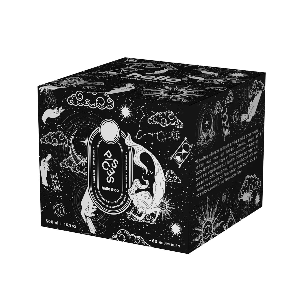 Bougie Astrologie Poissons